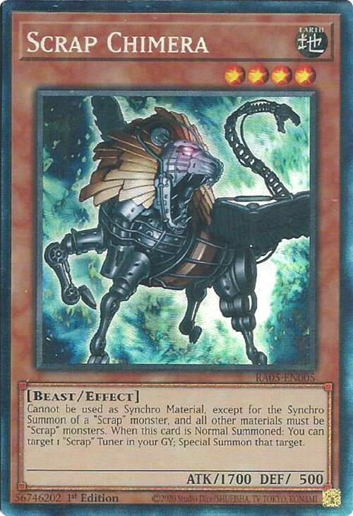 Scrap Chimera (Collector's Rare) [RA05-EN005] Collector's Rare | Total Play