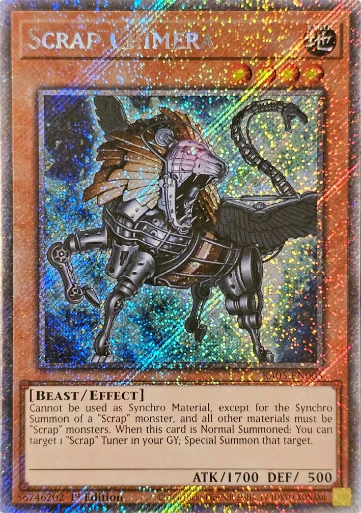 Scrap Chimera (Platinum Secret Rare) [RA05-EN005] Platinum Secret Rare | Total Play