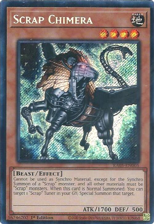 Scrap Chimera (Secret Rare) [RA05-EN005] Secret Rare | Total Play