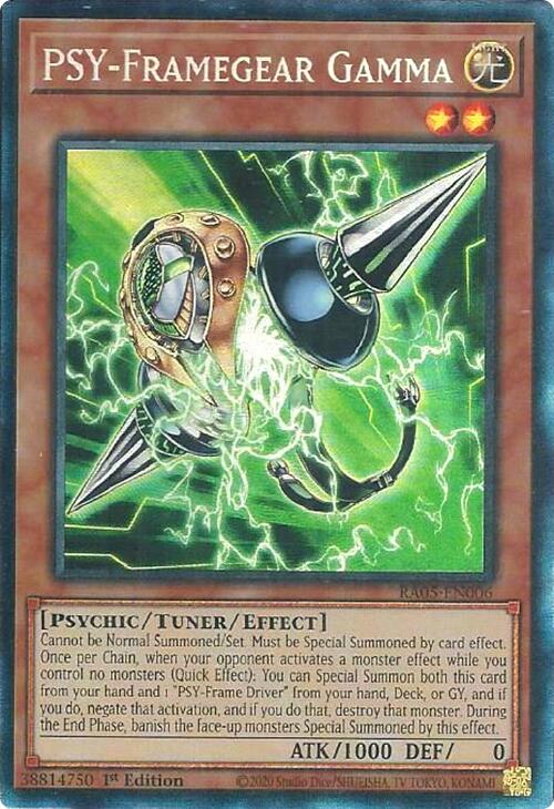PSY-Framegear Gamma (Collector's Rare) [RA05-EN006] Collector's Rare | Total Play