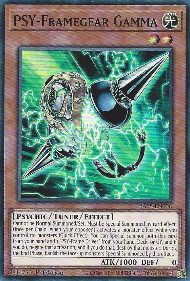 PSY-Framegear Gamma [RA05-EN006] Super Rare | Total Play