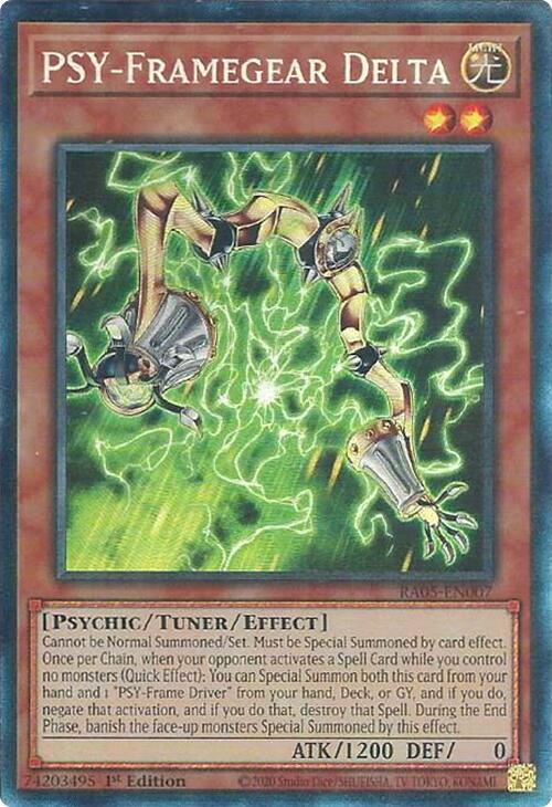 PSY-Framegear Delta (Collector's Rare) [RA05-EN007] Collector's Rare | Total Play