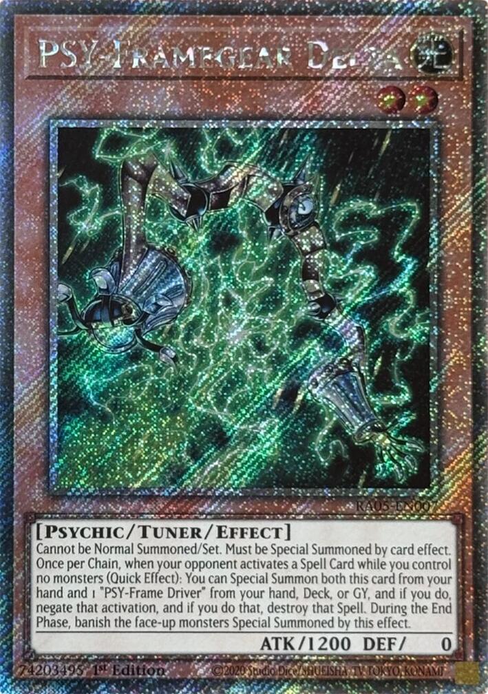 PSY-Framegear Delta (Platinum Secret Rare) [RA05-EN007] Platinum Secret Rare | Total Play