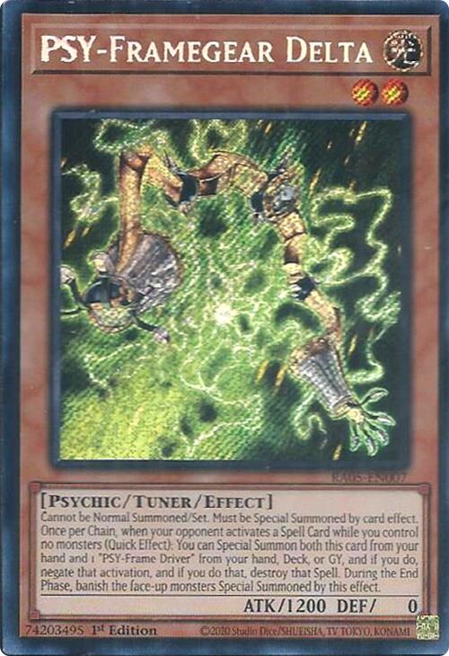 PSY-Framegear Delta (Secret Rare) [RA05-EN007] Secret Rare | Total Play
