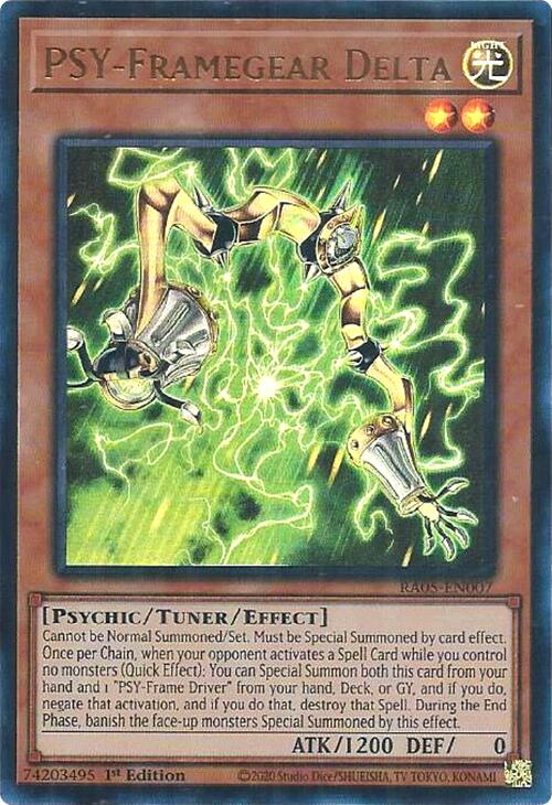 PSY-Framegear Delta (Ultra Rare) [RA05-EN007] Ultra Rare | Total Play