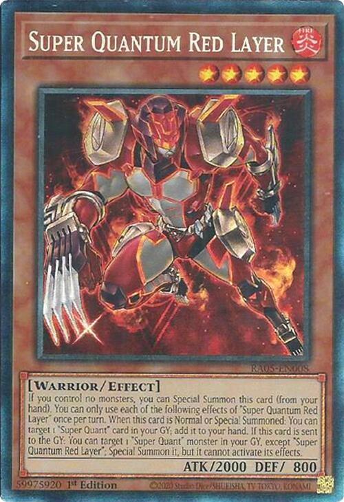Super Quantum Red Layer (Collector's Rare) [RA05-EN008] Collector's Rare | Total Play