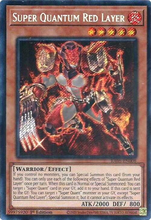 Super Quantum Red Layer (Secret Rare) [RA05-EN008] Secret Rare | Total Play