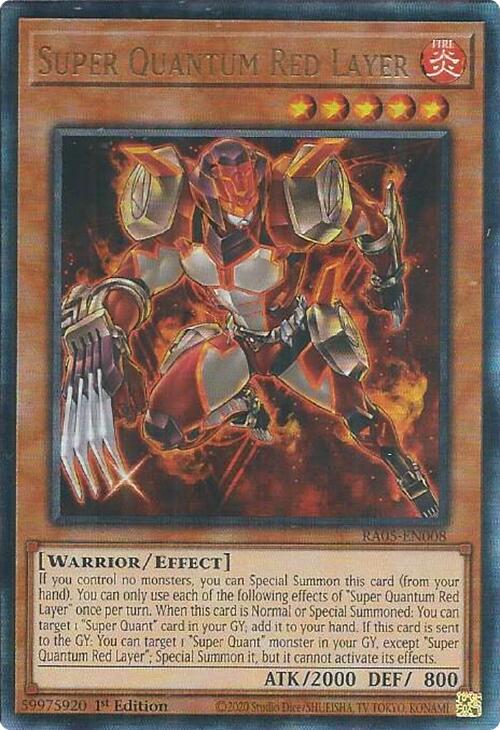 Super Quantum Red Layer (Ultimate Rare) [RA05-EN008] Ultimate Rare | Total Play