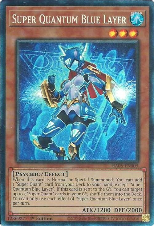Super Quantum Blue Layer (Collector's Rare) [RA05-EN009] Collector's Rare | Total Play