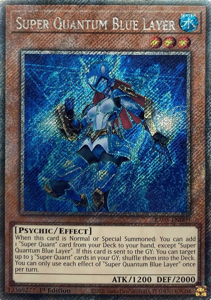 Super Quantum Blue Layer (Platinum Secret Rare) [RA05-EN009] Platinum Secret Rare | Total Play