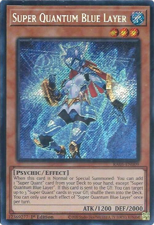 Super Quantum Blue Layer (Secret Rare) [RA05-EN009] Secret Rare | Total Play