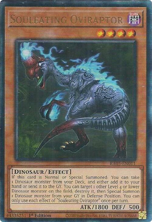 Souleating Oviraptor (Ultimate Rare) [RA05-EN011] Ultimate Rare | Total Play