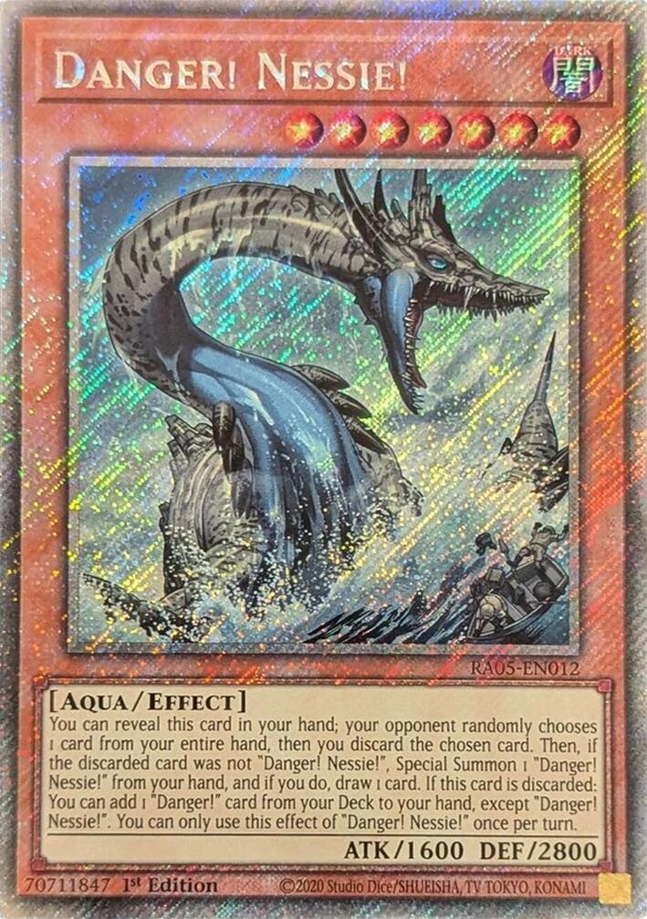 Danger! Nessie! (Platinum Secret Rare) [RA05-EN012] Platinum Secret Rare | Total Play