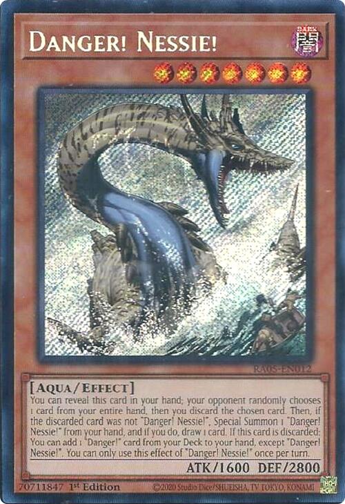 Danger! Nessie! (Secret Rare) [RA05-EN012] Secret Rare | Total Play