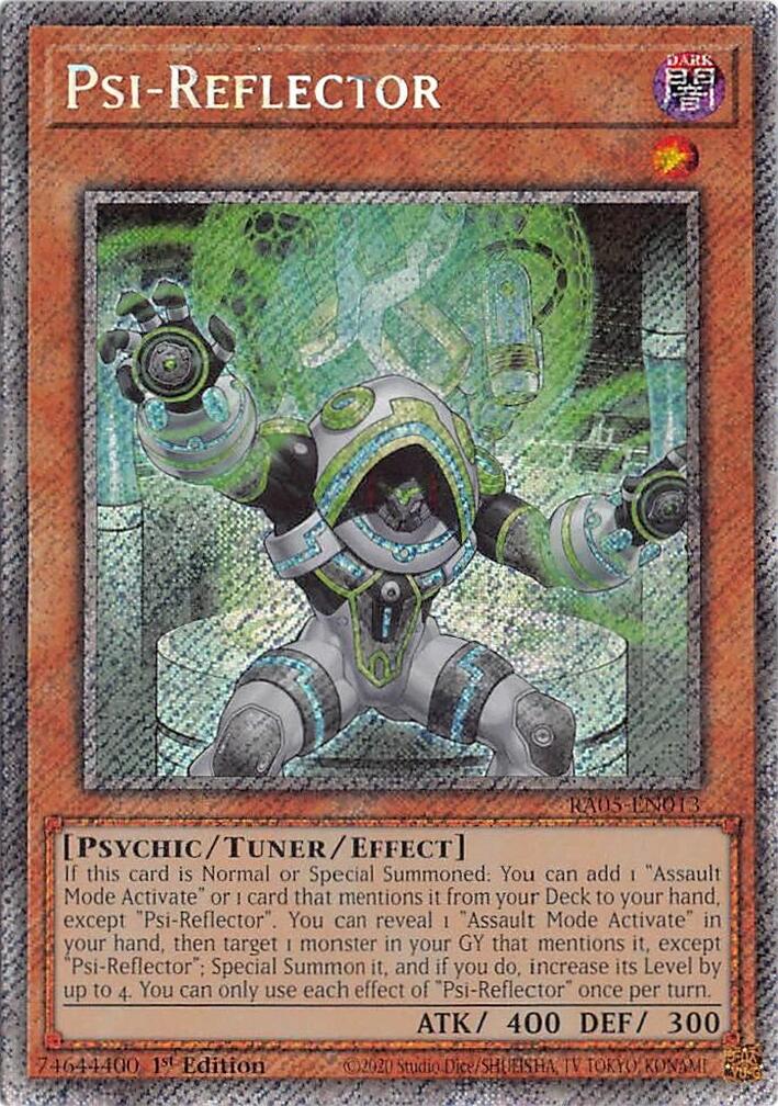 Psi-Reflector (Platinum Secret Rare) [RA05-EN013] Platinum Secret Rare | Total Play