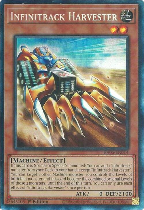 Infinitrack Harvester (Collector's Rare) [RA05-EN014] Collector's Rare | Total Play