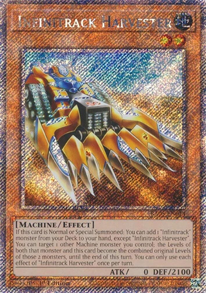 Infinitrack Harvester (Platinum Secret Rare) [RA05-EN014] Platinum Secret Rare | Total Play