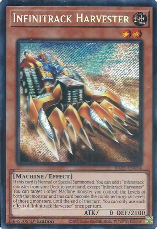Infinitrack Harvester (Secret Rare) [RA05-EN014] Secret Rare | Total Play