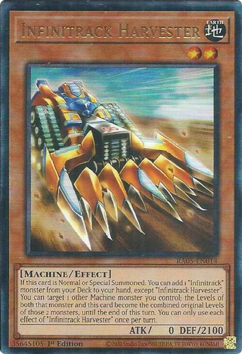 Infinitrack Harvester (Ultimate Rare) [RA05-EN014] Ultimate Rare | Total Play