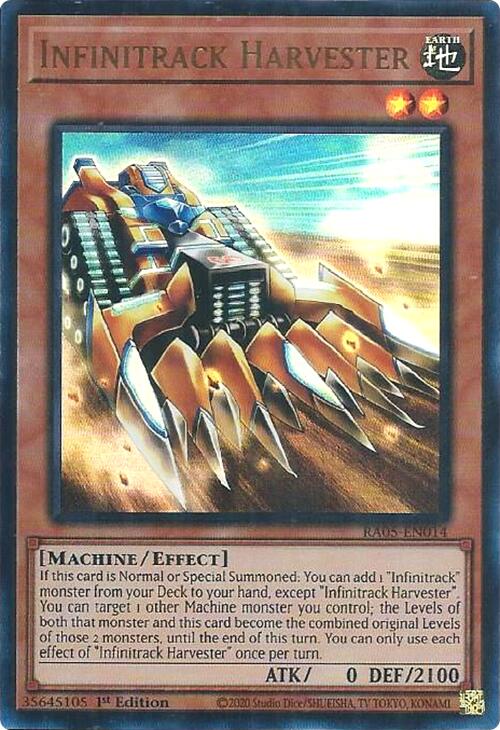 Infinitrack Harvester (Ultra Rare) [RA05-EN014] Ultra Rare | Total Play