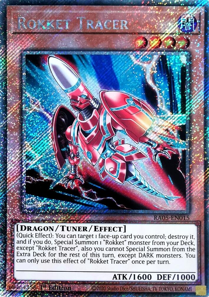 Rokket Tracer (Platinum Secret Rare) [RA05-EN015] Platinum Secret Rare | Total Play