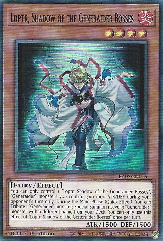 Loptr, Shadow of the Generaider Bosses [RA05-EN016] Super Rare | Total Play