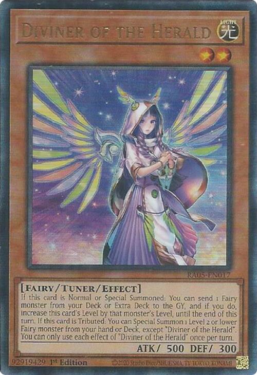 Diviner of the Herald (Ultimate Rare) [RA05-EN017] Ultimate Rare | Total Play