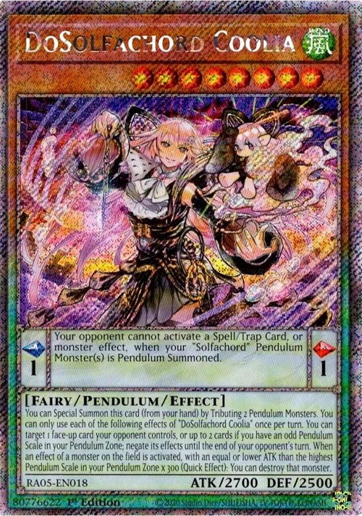 DoSolfachord Coolia (Platinum Secret Rare) [RA05-EN018] Platinum Secret Rare | Total Play