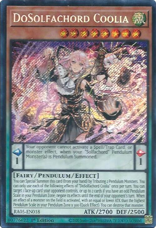 DoSolfachord Coolia (Secret Rare) [RA05-EN018] Secret Rare | Total Play