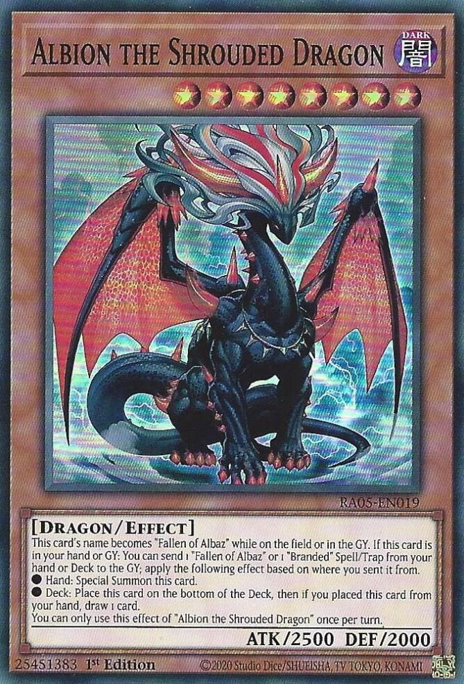 Albion the Shrouded Dragon [RA05-EN019] Super Rare | Total Play
