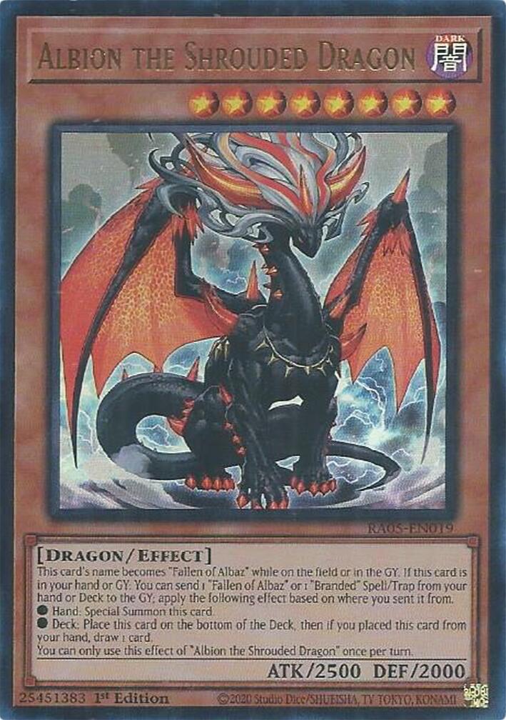 Albion the Shrouded Dragon (Ultra Rare) [RA05-EN019] Ultra Rare | Total Play