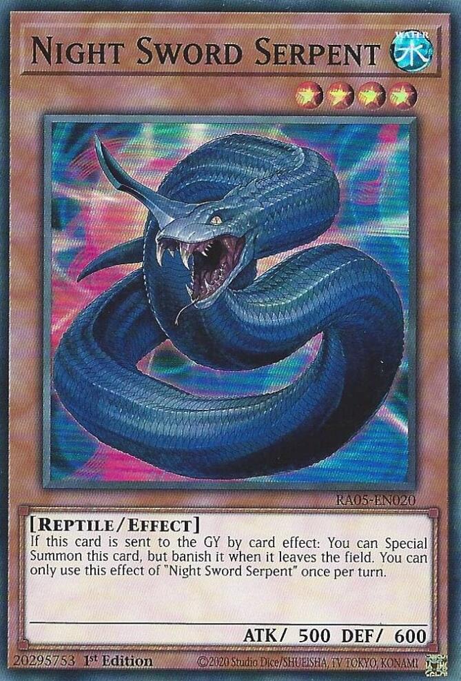 Night Sword Serpent [RA05-EN020] Super Rare | Total Play