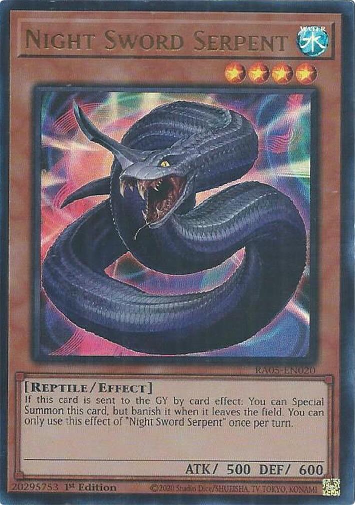 Night Sword Serpent (Ultra Rare) [RA05-EN020] Ultra Rare | Total Play