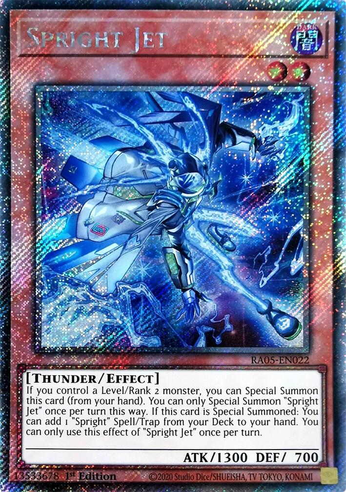 Spright Jet (Platinum Secret Rare) [RA05-EN022] Platinum Secret Rare | Total Play