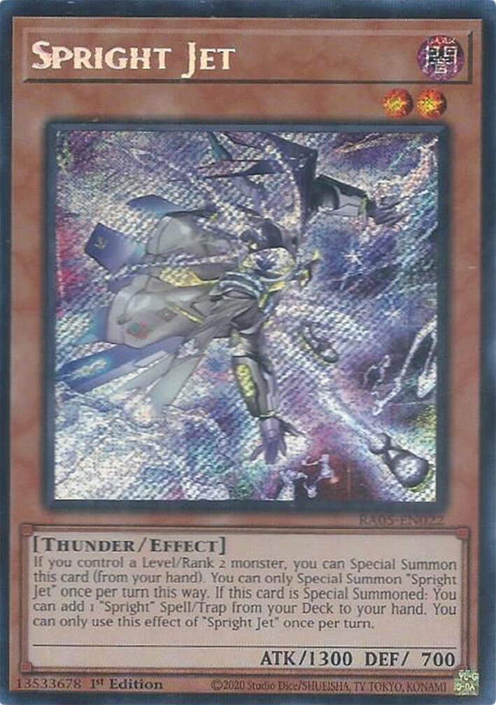Spright Jet (Secret Rare) [RA05-EN022] Secret Rare | Total Play