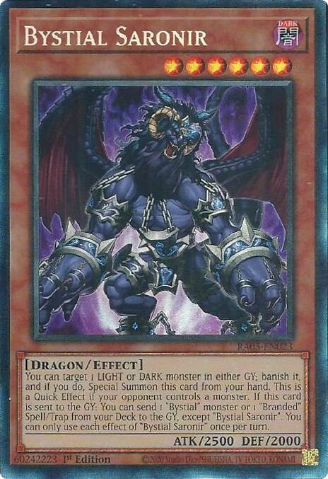 Bystial Saronir (Collector's Rare) [RA05-EN023] Collector's Rare | Total Play