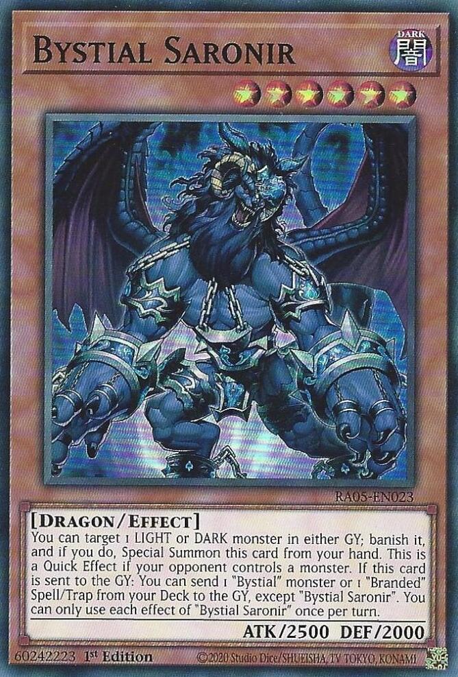 Bystial Saronir [RA05-EN023] Super Rare | Total Play