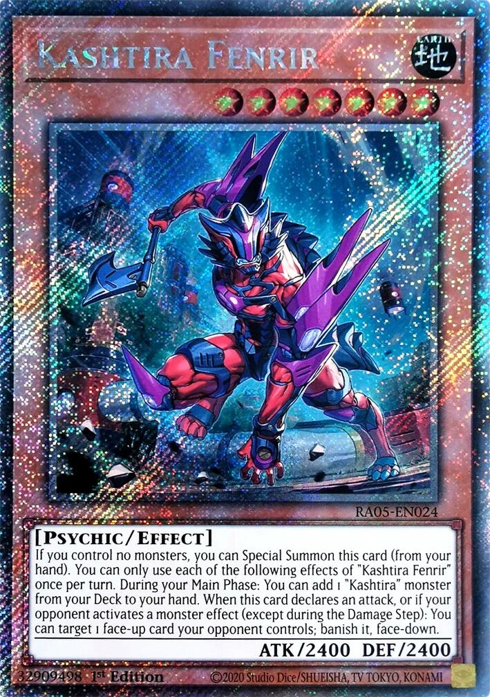 Kashtira Fenrir (Platinum Secret Rare) [RA05-EN024] Platinum Secret Rare | Total Play