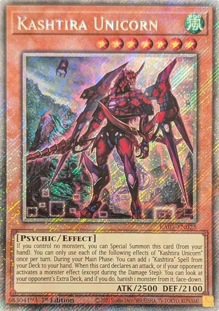 Kashtira Unicorn (Platinum Secret Rare) [RA05-EN025] Platinum Secret Rare | Total Play