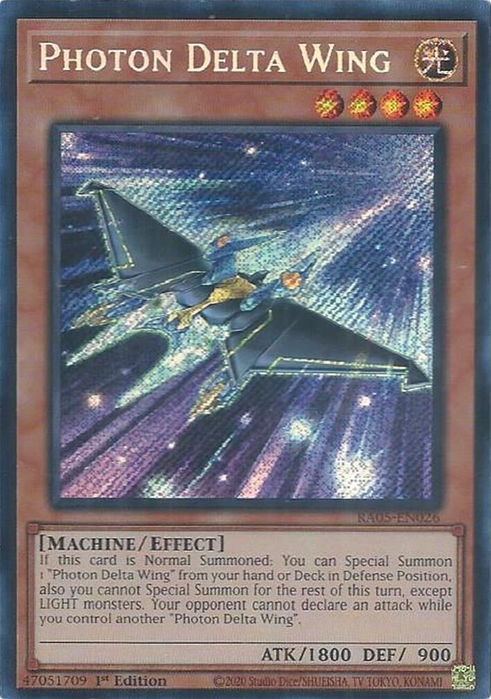 Photon Delta Wing (Secret Rare) [RA05-EN026] Secret Rare | Total Play