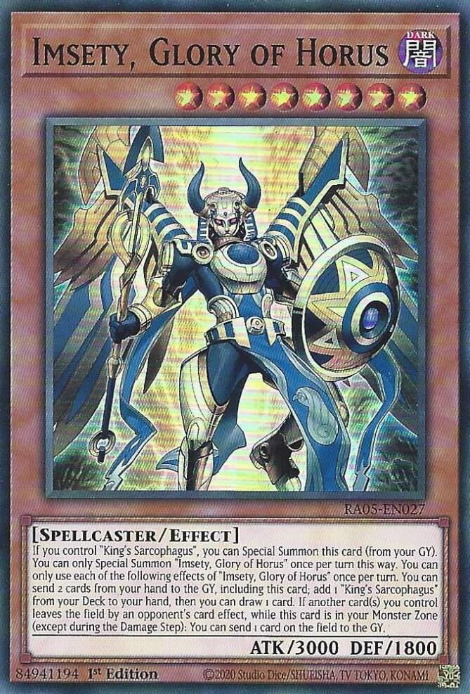Imsety, Glory of Horus [RA05-EN027] Super Rare | Total Play