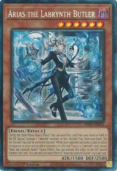 Arias the Labrynth Butler (Collector's Rare) [RA05-EN028] Collector's Rare | Total Play