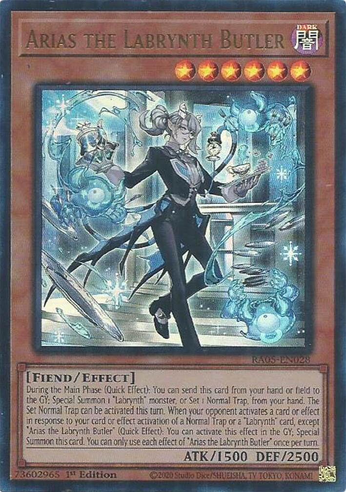 Arias the Labrynth Butler (Ultra Rare) [RA05-EN028] Ultra Rare | Total Play