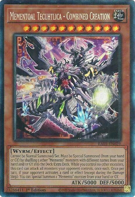 Mementoal Tecuhtlica - Combined Creation (Collector's Rare) [RA05-EN029] Collector's Rare | Total Play