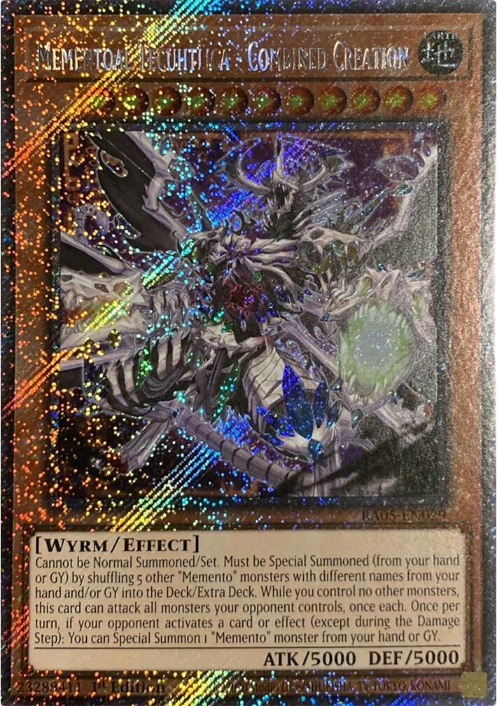Mementoal Tecuhtlica - Combined Creation (Platinum Secret Rare) [RA05-EN029] Platinum Secret Rare | Total Play