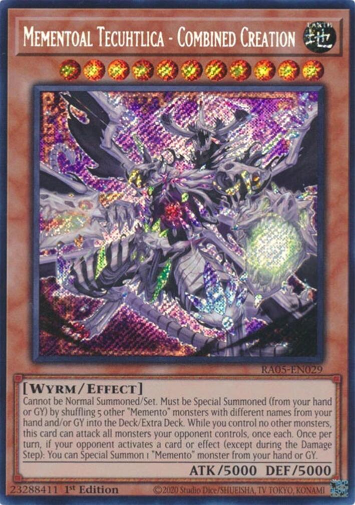 Mementoal Tecuhtlica - Combined Creation (Secret Rare) [RA05-EN029] Secret Rare | Total Play