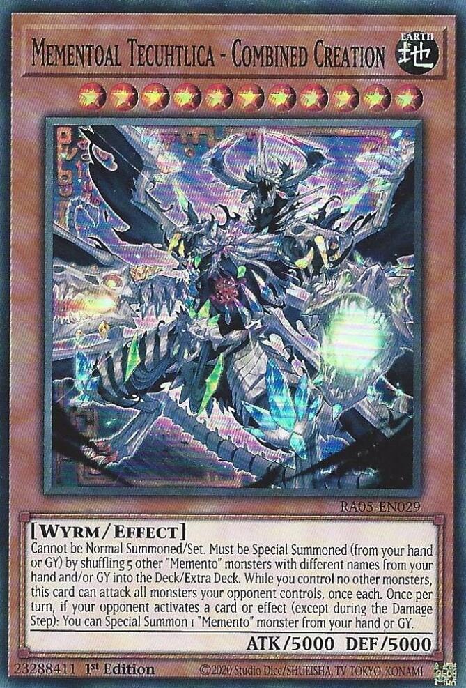 Mementoal Tecuhtlica - Combined Creation [RA05-EN029] Super Rare | Total Play