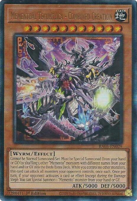 Mementoal Tecuhtlica - Combined Creation (Ultimate Rare) [RA05-EN029] Ultimate Rare | Total Play