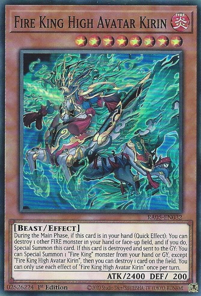 Fire King High Avatar Kirin [RA05-EN032] Super Rare | Total Play
