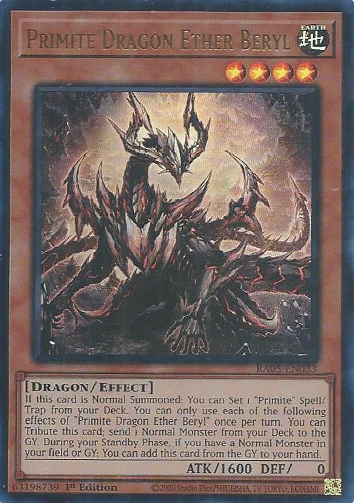 Primite Dragon Ether Beryl (Ultra Rare) [RA05-EN033] Ultra Rare | Total Play